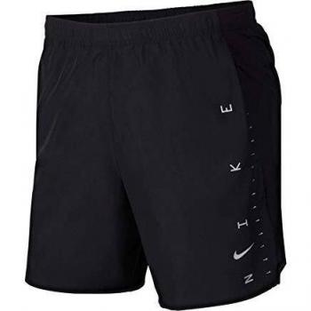 NIKE M Nk Chllgr 7in BF Po Gx FF Short, Hombre, Black/Reflective silv, S