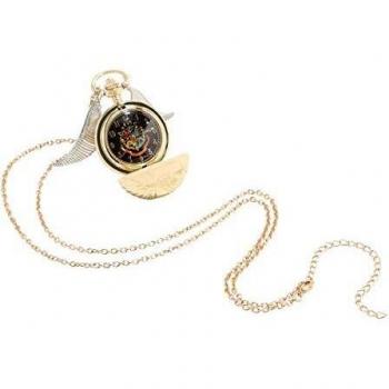 HARRY POTTER Reloj de Bolsillo Golden Snake analógico a Cadena