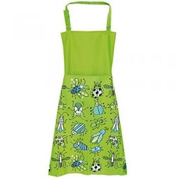 Laroom Delantal, Verde, Blue