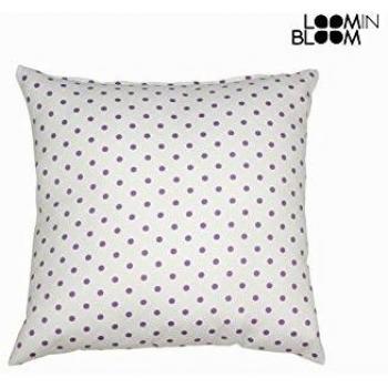 Cuscino a pois nature viola - Little Gala Collezione by Loomin Bloom