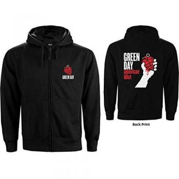 Green Day American Idiot Men's Hoodie - ROCK OFF - L