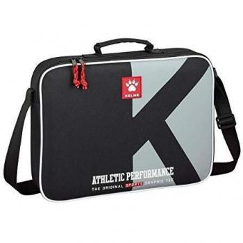 KELME Athletic Oficial Maletín, 38 Cm, Multicolor, Negro/Gris