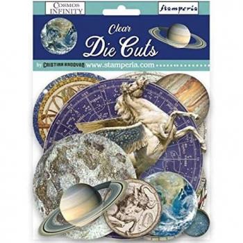 Stamperia International Troqueles Transparentes-Cosmos Infinity, Multicolor, bag