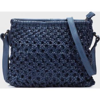 Pikolinos Bandolera de mujer de piel en color azul TAMARIU WHA