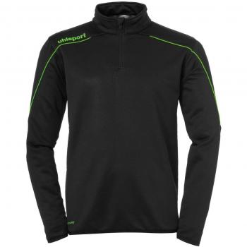 uhlsport Stream 22 1/4 Zip Top Sudadera, Hombre, Black/Fluo Green, 164