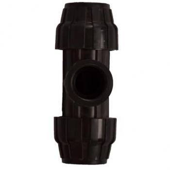 Te Rosca Hembra de Polietileno para Riego por Goteo - 90mm x 3 (Pack 10 uds)