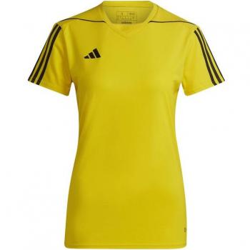 Camiseta de fútbol Adidas Tiro 23 mujer, manga corta, diseño moderno, tejido transpirable, ajuste cómodo, ideal para entrenamiento y uso diario