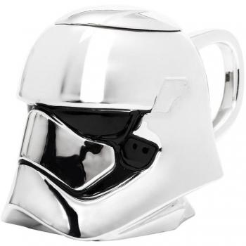Star Wars - Taza de cerámica, diseño Capitán Phasma 3D, con Tapa