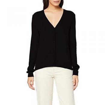 United Colors of Benetton Basico 2 Woman Chaqueta Punto, Negro