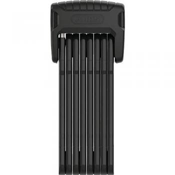 ABUS Bordo Granit XPlus 6500K/120 - Folding Bike Lock with High Security and SH Bracket, Black