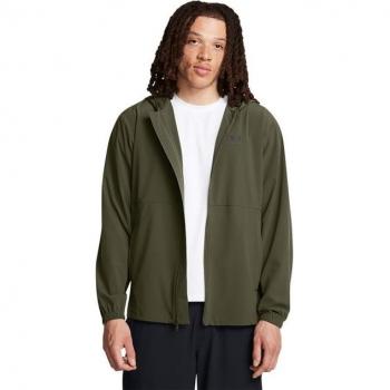 Under Armour Men's Vibe Woven Windbreaker - Black and Green