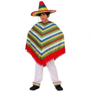 Disfraz Infantil de Mexicano para Niño Talla 3 (7/9 Años) - Atosa 6170