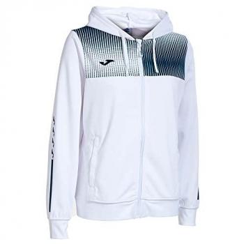 Chaqueta con capucha mujer eco supernova blanco marino