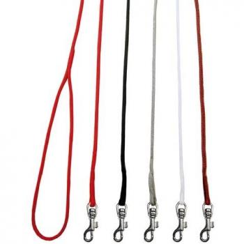Correas de Nylon Redondas para Perros de Exposición - Color Blanco