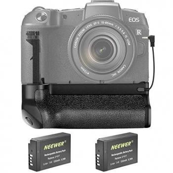 Neewer Empuñadura de Batería Vertical Compatible con Cámara Canon EOS RP DSLR con 2 Paquetes de Batería de Iones de Litio Recargable de Repuesto de 7,4V 1250mAh Canon LP-E17
