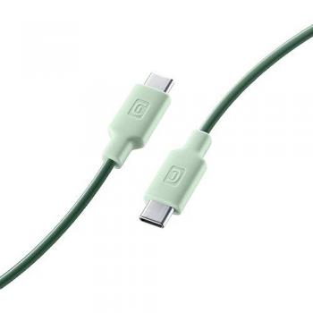 Cable USB-C a USB-C 1 m - CellularLine Stylecolor Verde