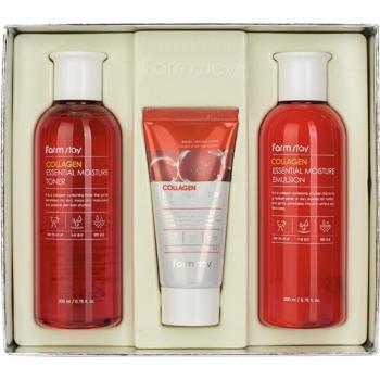 FARM STAY Collagen Water Full Moist Skin Care SET (Toner 200ml + Emulsion 200ml)