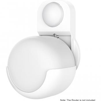 Soporte de Pared para Enrutador WiFi Google Nest, Instalación Fácil sin Tornillos, Color Blanco