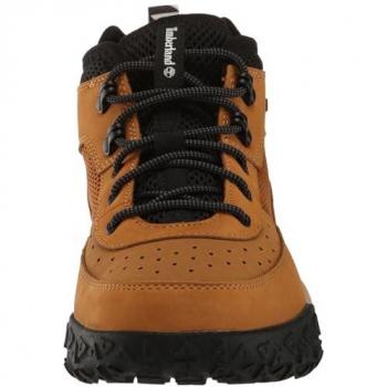 Botas de senderismo Timberland GreenStride Motion 6 para jóvenes en amarillo, tamaño 33, cordones, piel