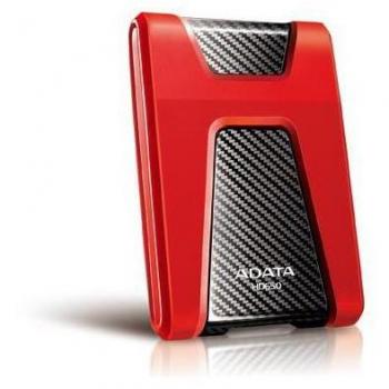 ADATA DashDrive Durable HD650 1TB External Hard Drive - USB 3.0, Red