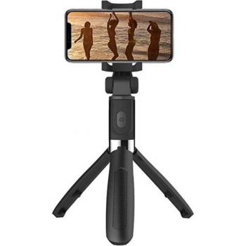 Palo de Selfie XILETU L010S con Bluetooth, trípode de aleación de plástico y lámpara para teléfonos inteligentes