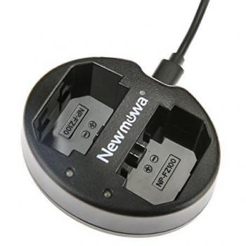 NP-FZ100 Newmowa USB Cargador Doble para Sony NP-FZ100 BC-QZ1 Sony Alpha 9 Sony A9 Sony Alpha 9R Sony A9R Sony Alpha 9S Sony A7RIII A7R3 Sony a7 III