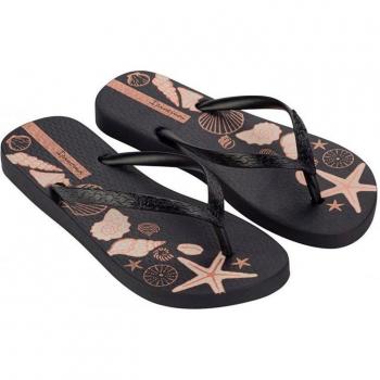 Chanclas Ipanema Classica Happy XI Mujer Negro/Bronze