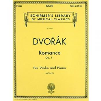 Romance Op. 11 en Fa menor para Violín y Piano de Dvořák (Klopčič)