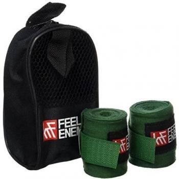 KRF Feel The Enemy 0016983VD Vendas Semi elásticas, Adultos Unisex, Verde, 2.5 m