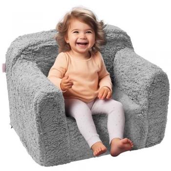 Sillón Infantil Vevor con Esponja de Alta Densidad 25D y Funda de Tela Polar Suave para Dormitorio y Sala de Juegos