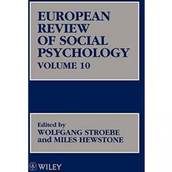 Revisión Europea de Psicología Social, Volumen 10, Tapa Dura