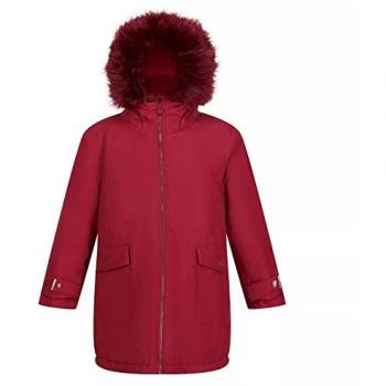 Regatta Kids Adelyn Waterproof Breathable Parka Jacket, Dark Pimento, Size 13 yrs