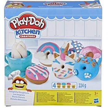Play-Doh Kitchen Creations Delightful Donuts Set with 4 Colours