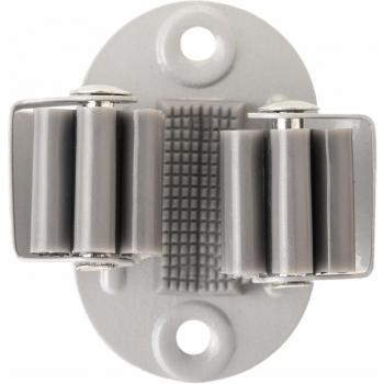 VIGAR 469 Colgador de Escobas y Fregonas Ajustable Antideslizante Individual, ABS, 1 Gancho