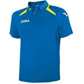 Joma Champion II - Polo para hombre, color azul royal / amarillo, talla M