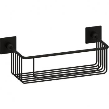 Jabonera Beltrán con rejilla rectangular y plafón adhesivo