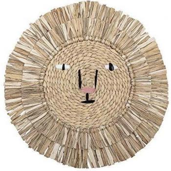 Bloomingville decoracion de pared 63 cm de diametro diseno de leon