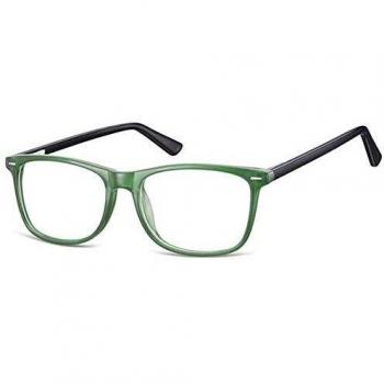 Oval Montura Completa de Plástico Verde para Hombre - SmartBuy Collection