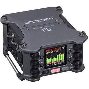 Grabador de Campo Multipista Zoom F6 con 6 Canales y Preamplificadores 32-Bit