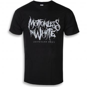 Motionless In White - Graveyard Logo Metal T-Shirt for Men - ROCK OFF XL