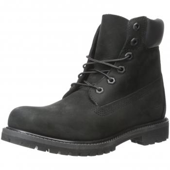 Timberland Premium 6-Inch Lace Up Waterproof Boot for Women in Black, Size: 8