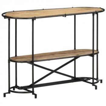 Mesa Consola Madera Maciza de Mango Rugosa 110x42x76 cm