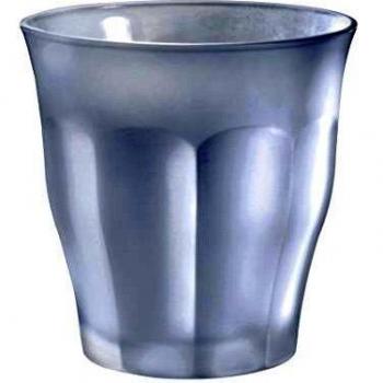 Duralex - Set de 6 vasos Frosty 25cl Picardie - Vidrio duradero - Apto lavavajillas - Para bebidas frías y calientes