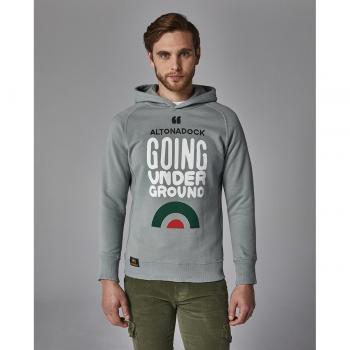 Sudadera Altona Dock Under Ground Gris para Hombre
