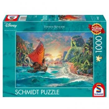 Rompecabezas Schmidt - Thomas Kinkade: Disney Moana (1000 Piezas)