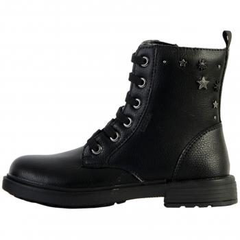 Botas Geox Eclair Girl Q - Tipo militar con tachuelas y cremallera
