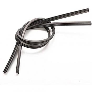 PIXNOR Lámina de Limpiador de Parabrisas de Auto Coche Goma Tiras 24 26 Negro - 2pcs