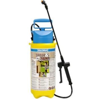 GLORIA Spray&Paint - Pulverizador a presión, compatible con aceite, esmalte, barniz, pintura, 5 l de capacidad