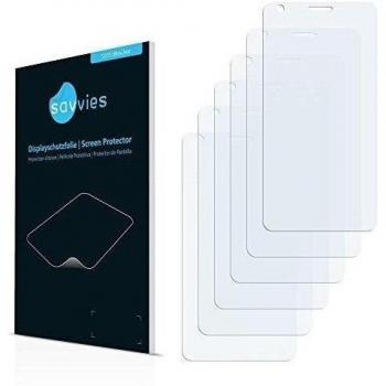savvies Protector Pantalla Compatible con Alcatel One Touch OT-6033 Idol Ultra