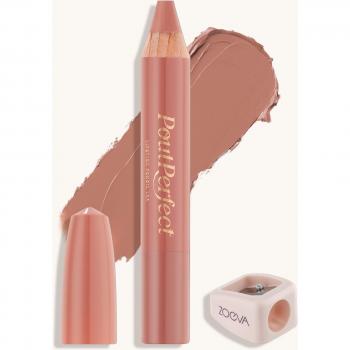 ZOEVA Pout Perfect Lipstick Pencil Barras de labios 3.94 g Tono Lea - Cálido rosa-nude, Barra De Labios Y Lápiz Delineador Para Labios 2 En 1